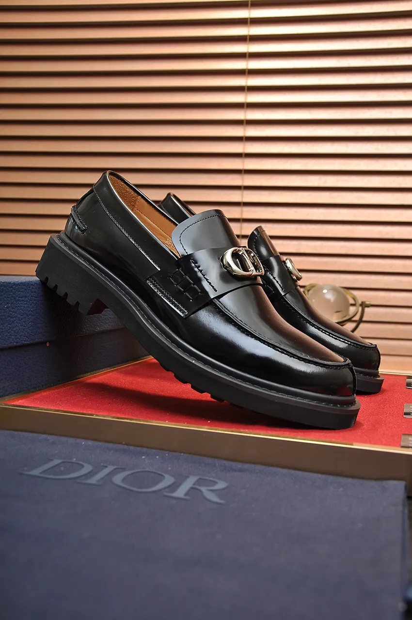 Men's men's shoes 💰740💶[Dior] (water-dyed cowhide lining) Dior original 1:1 high-quality factory, imported original materials, imported raw cowhide, water-dyed cowhide lining, original TPU outsole, code number: 39-44 (38.45 custom-made)